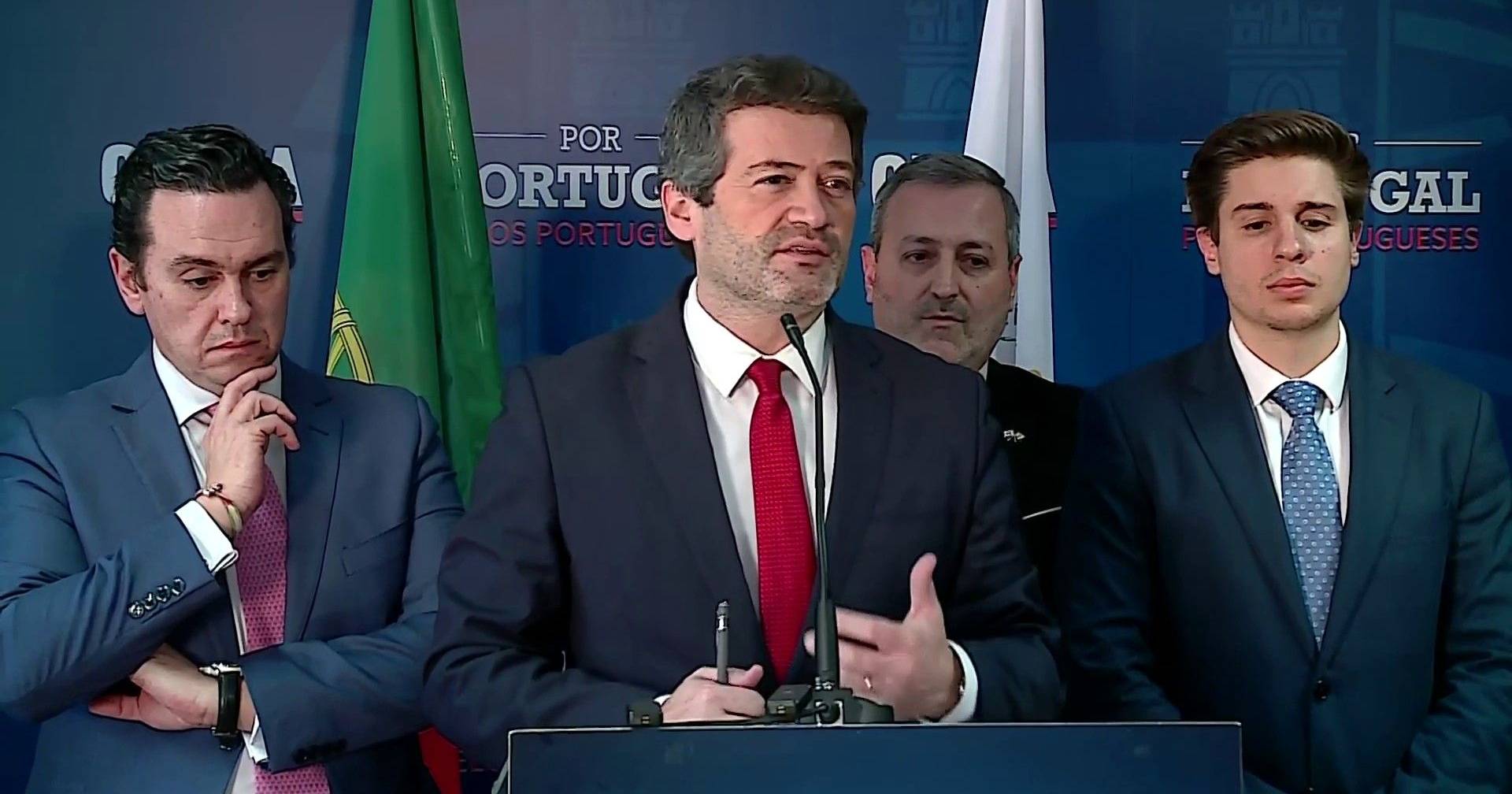 André Ventura critica resposta governamental após catástrofes em Portugal