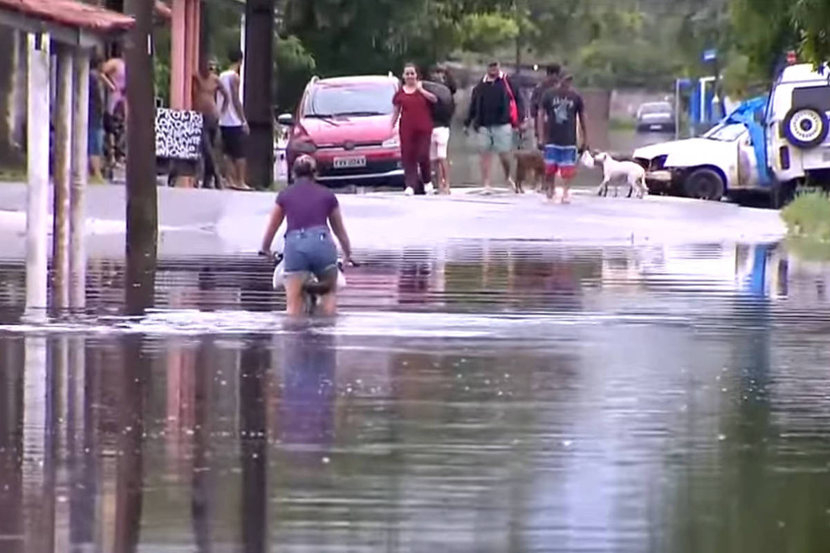 Litoral de São Paulo em Alerta Máximo: Temporal Persistente Ameaça com Deslizamentos e Alagamentos