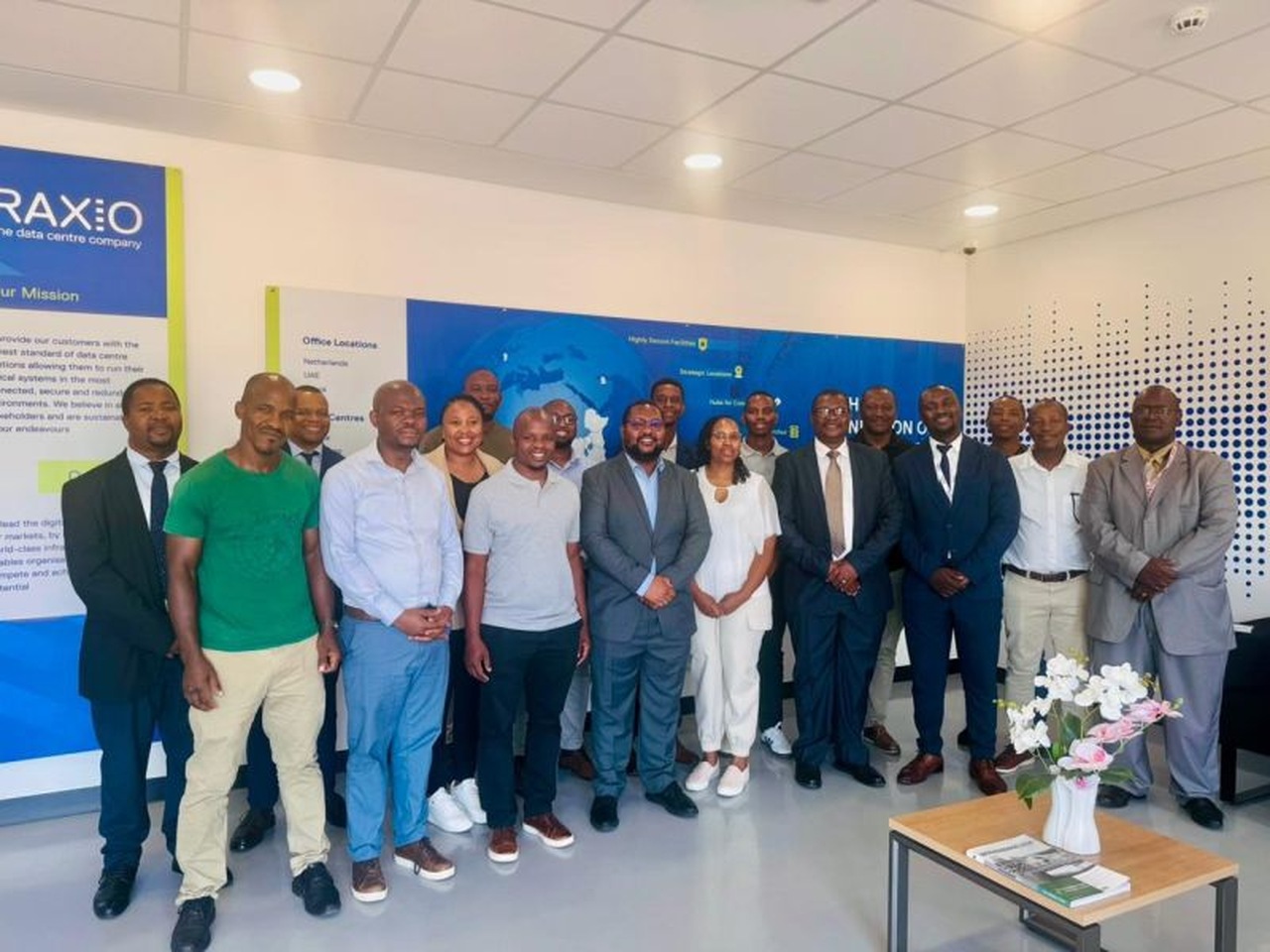 Banco Central de Essuatíni Visita Centro de Dados em Moçambique para Avaliar Infraestrutura Digital