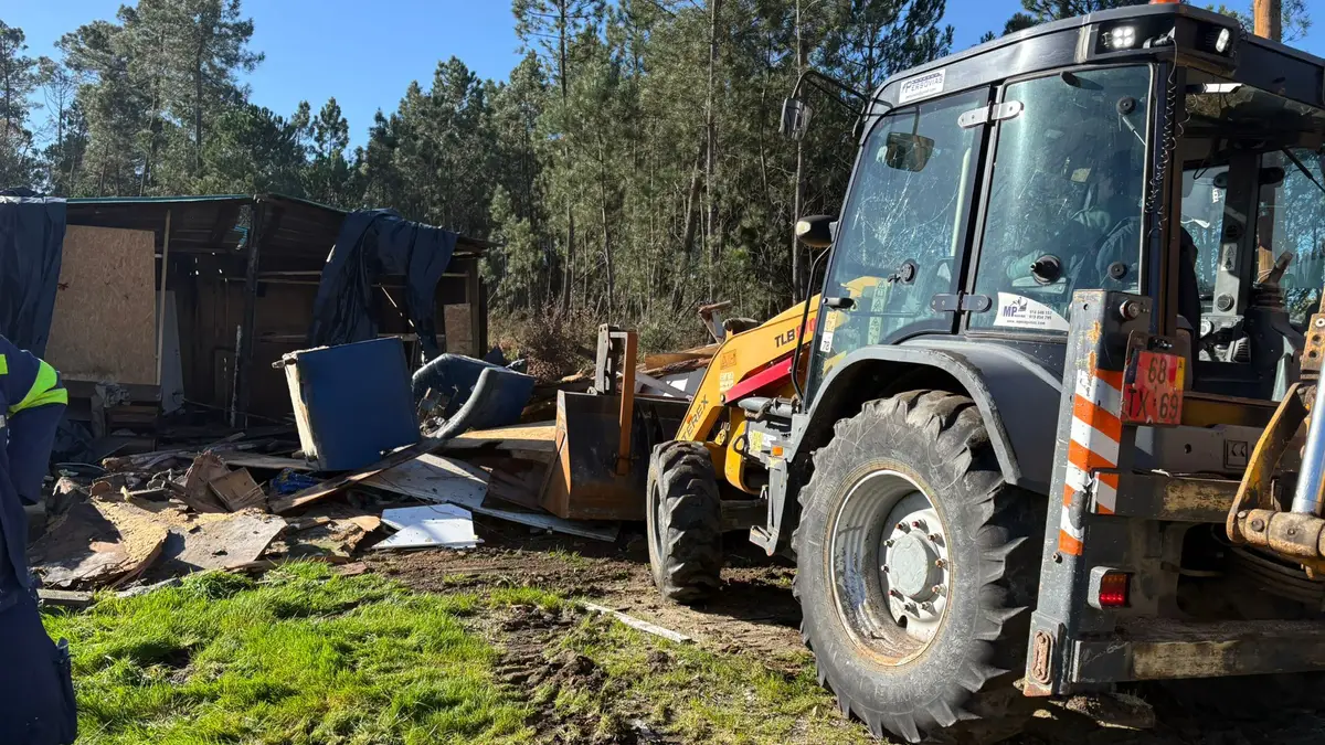 Viseu intensifica combate a barracas ilegais: mais três estruturas removidas em Teivas